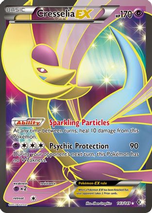 Cresselia EX (Full Art) (143) Holofoil - Boundaries Crossed