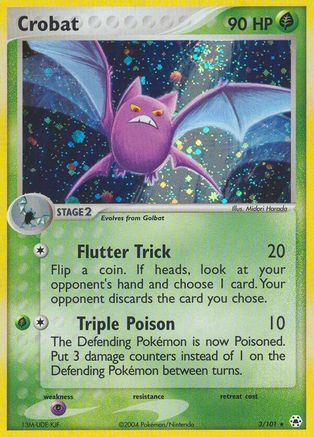 Crobat (3) Reverse Holofoil - Hidden Legends