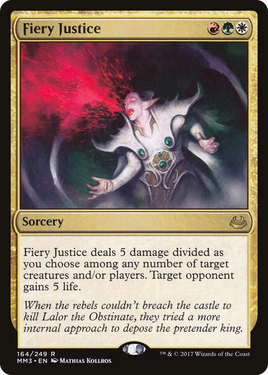 Fiery Justice [Modern Masters 2017] Foil