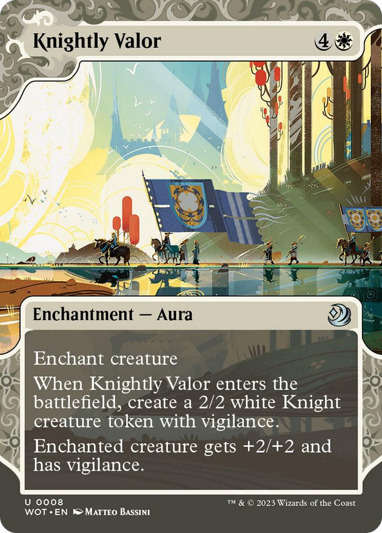 Knightly Valor [Wilds of Eldraine: Enchanting Tales] Foil