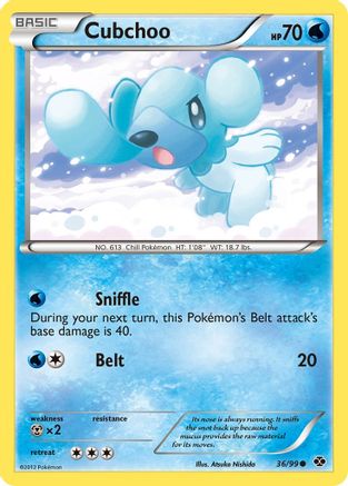 Cubchoo (36) Reverse Holofoil - Next Destinies