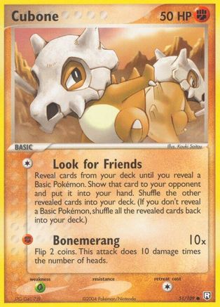 Cubone (51) Reverse Holofoil - Team Rocket Returns