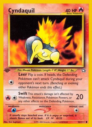 Cyndaquil (56/111) [Neo Genesis Unlimited] | Silver Goblin