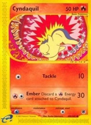 Cyndaquil (105) (105) Reverse Holofoil - Expedition