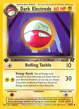 Dark Electrode (34) Unlimited - Team Rocket