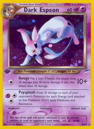 Dark Espeon (4/105) [Neo Destiny Unlimited] | Silver Goblin