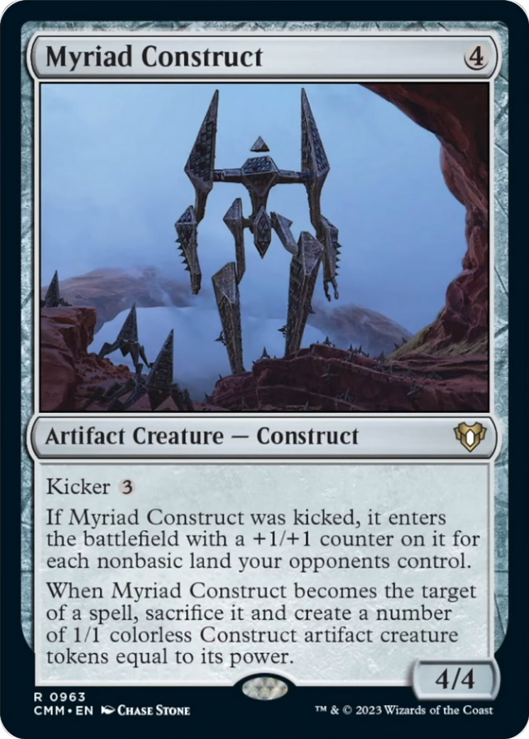 Myriad Construct [Commander Masters] | Silver Goblin