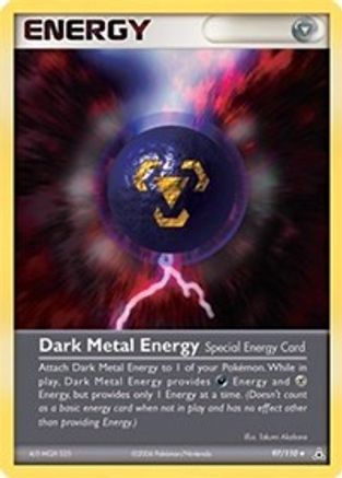 Dark Metal Energy (97) Reverse Holofoil - Holon Phantoms