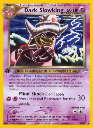 Dark Slowking (20) 1st Edition - Neo Destiny