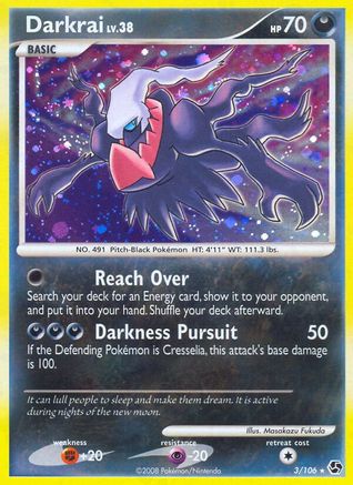 Darkrai (3) Reverse Holofoil - Great Encounters