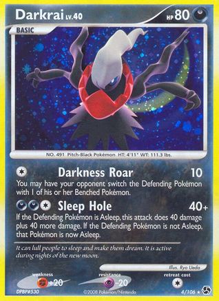 Darkrai (4) Reverse Holofoil - Great Encounters
