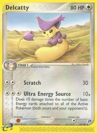 Delcatty (34/100) [EX: Sandstorm]