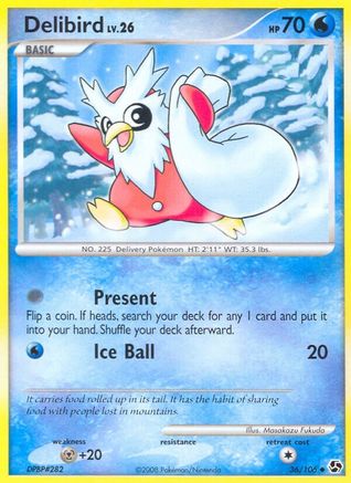 Delibird (36) Reverse Holofoil - Great Encounters