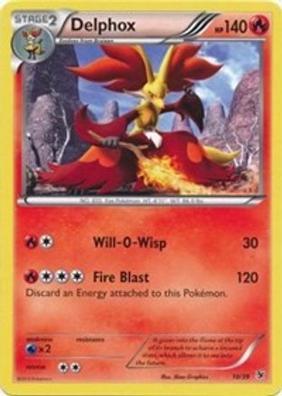 Delphox (10) Holofoil - Kalos Starter Set