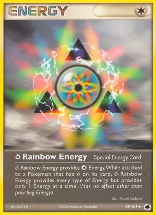 Delta Rainbow Energy (88) Reverse Holofoil - Dragon Frontiers