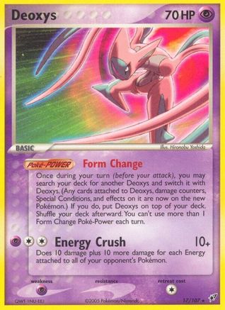Deoxys (Attack Forme) (17) Reverse Holofoil - Deoxys