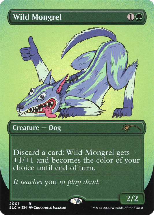Wild Mongrel (Borderless) [Secret Lair 30th Anniversary Countdown Kit] Foil