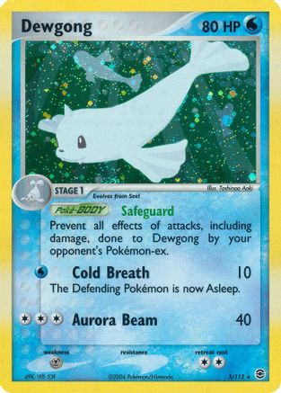 Dewgong (3) Reverse Holofoil - FireRed & LeafGreen