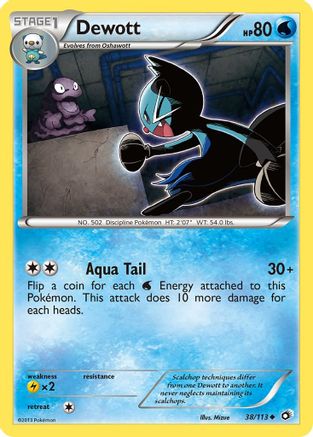 Dewott (38) Reverse Holofoil - Legendary Treasures