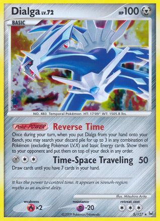 Dialga (5) Reverse Holofoil - Platinum