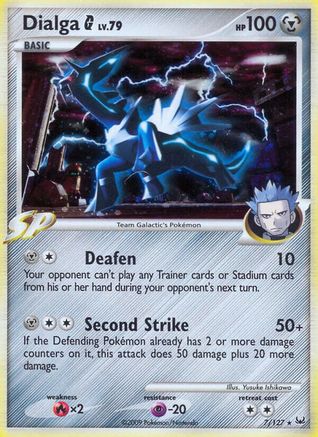 Dialga G (7) Reverse Holofoil - Platinum