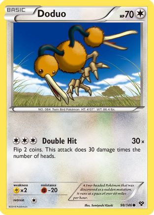 Doduo (98) Reverse Holofoil - XY Base Set