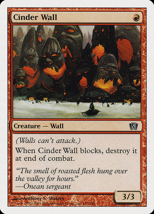 Cinder Wall [Eighth Edition] Foil