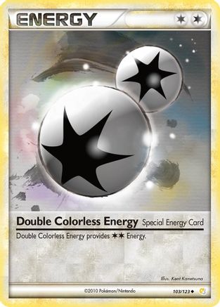 Double Colorless Energy (103) Reverse Holofoil - HeartGold SoulSilver