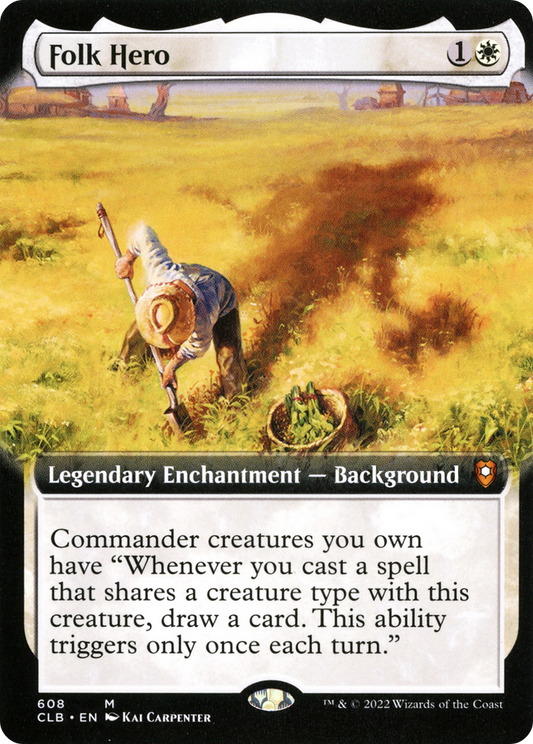 Folk Hero (Extended Art) [Commander Legends: Battle for Baldur's Gate]