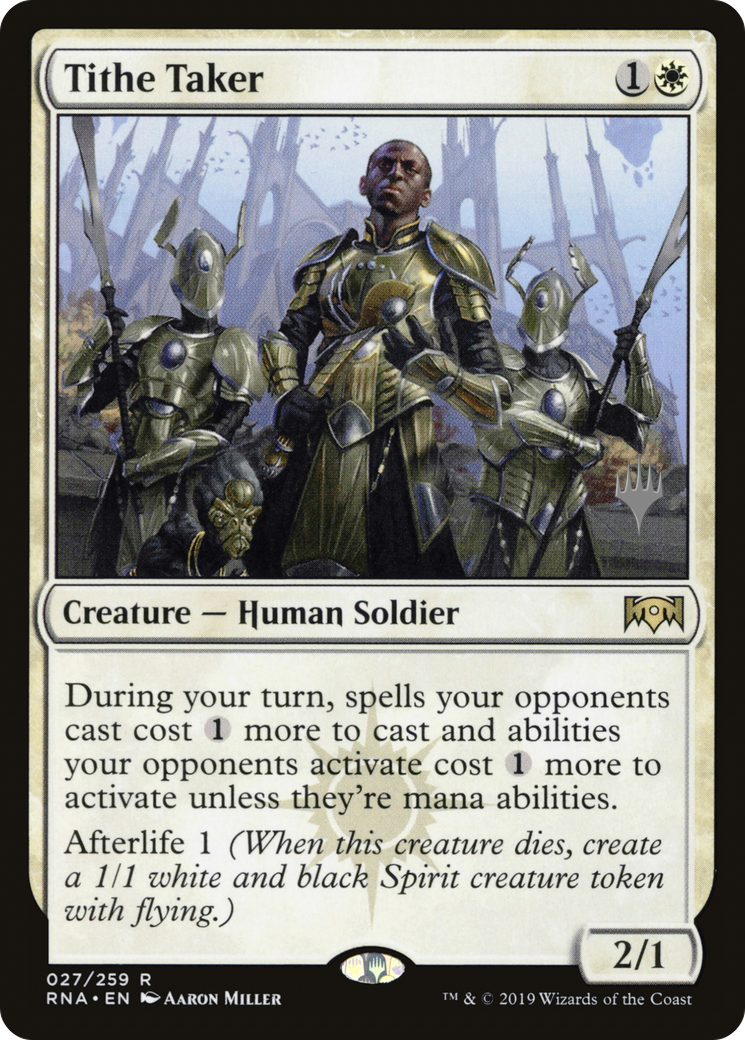 Tithe Taker (Promo Pack) [Ravnica Allegiance Promos] Foil