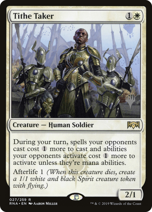 Tithe Taker (Promo Pack) [Ravnica Allegiance Promos] Foil