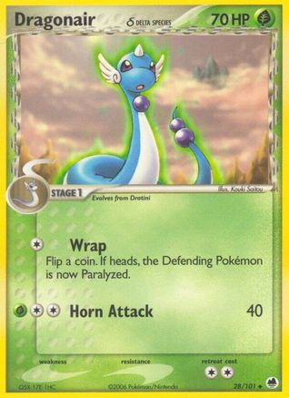 Dragonair (Delta Species) (28) Reverse Holofoil - Dragon Frontiers