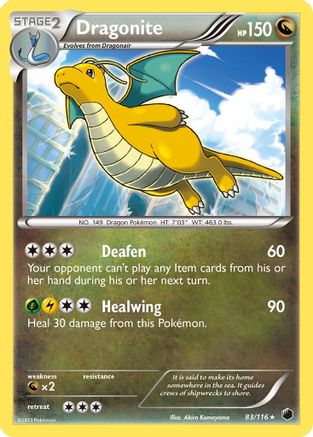 Dragonite (83) Reverse Holofoil - Plasma Freeze