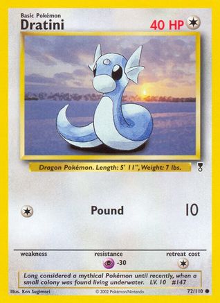 Dratini (72) Reverse Holofoil - Legendary Collection