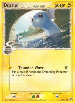 Dratini - 066/113 (Delta Species) (66) Reverse Holofoil - Delta Species
