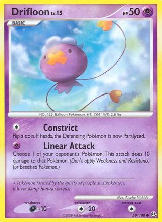 Drifloon (58) Reverse Holofoil - Stormfront