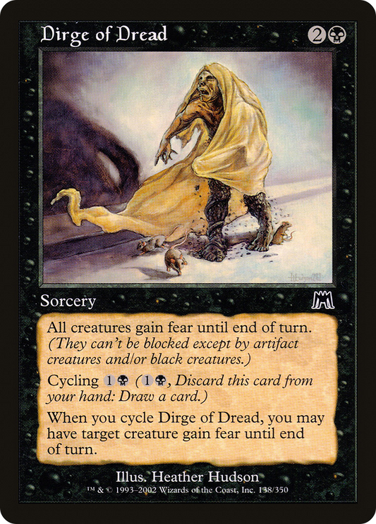 Dirge of Dread [Onslaught] Foil