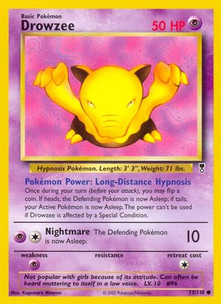 Drowzee (73) Reverse Holofoil - Legendary Collection