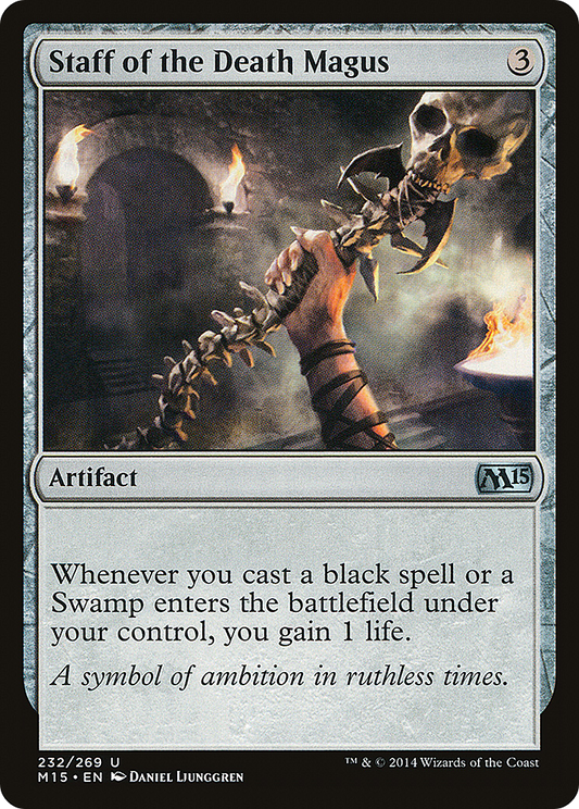 Staff of the Death Magus [Magic 2015] Foil