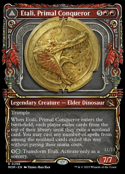 Etali, Primal Conqueror // Etali, Primal Sickness (Showcase Planar Booster Fun) [March of the Machine] Foil