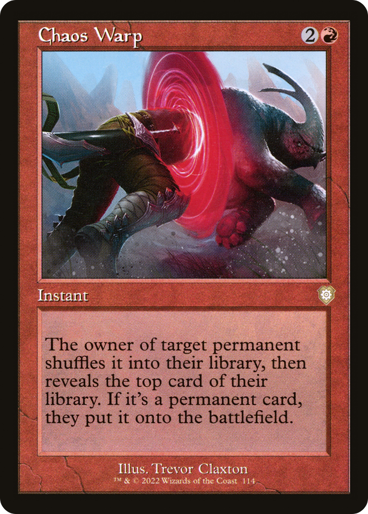 Chaos Warp (Retro) [The Brothers' War Commander]