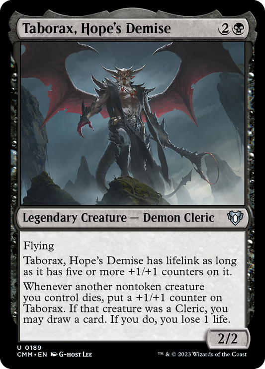 Taborax, Hope's Demise [Commander Masters] Foil