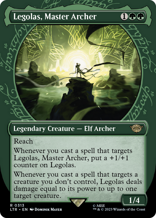 Legolas, Master Archer (Showcase Ring Frame) [The Lord of the Rings: Tales of Middle-Earth] Foil