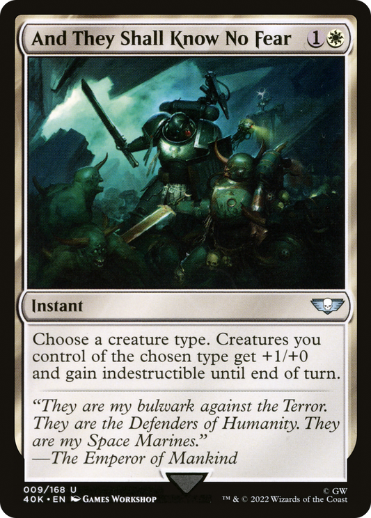 And They Shall Know No Fear [Warhammer 40,000]