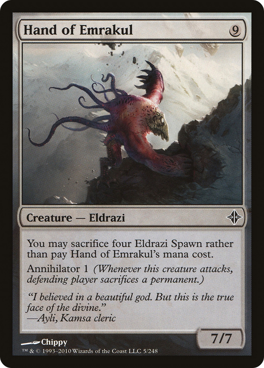 Hand of Emrakul [Rise of the Eldrazi] Foil