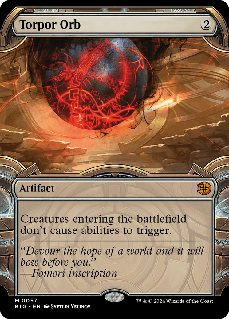 Torpor Orb (Showcase) [Outlaws of Thunder Junction: The Big Score] Foil