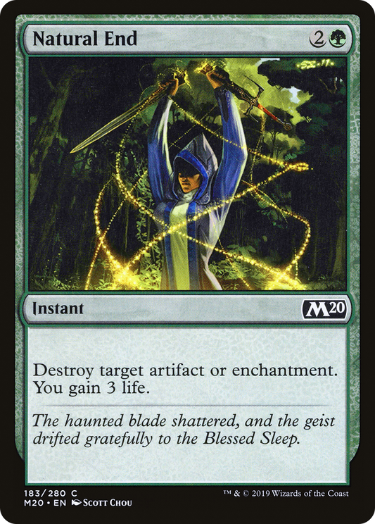 Natural End [Core Set 2020] Foil