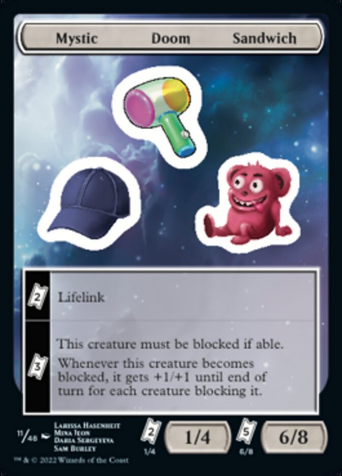 Mystic Doom Sandwich [Unfinity Stickers] | Silver Goblin