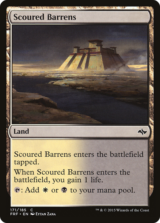 Scoured Barrens [Fate Reforged] Foil