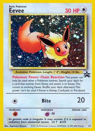 Eevee (11) [Wizards of the Coast: Black Star Promos] Holofoil